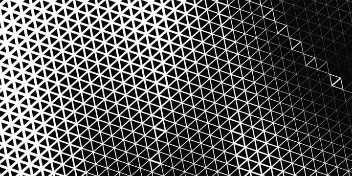 Flowing dots particles wave pattern 3D curve halftone black gradient curve shape isolated on white background. Vector in concept of technology
