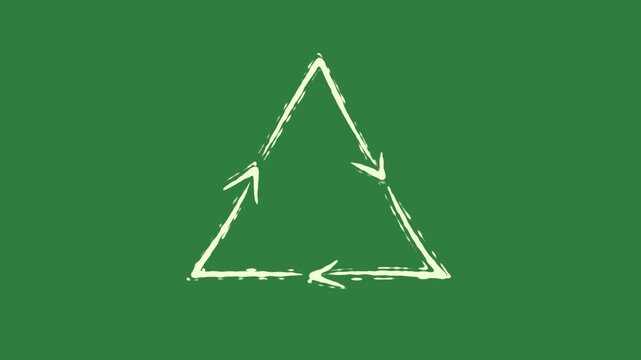 The letter z triangle illustration creative design figure composition movement backgrounds frame elements isolated on green screen background