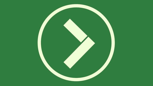 Letter o oval frame on arrow in the center middle backgrounds creative cartoonish scene gesture expression colorful isolated on green screen background