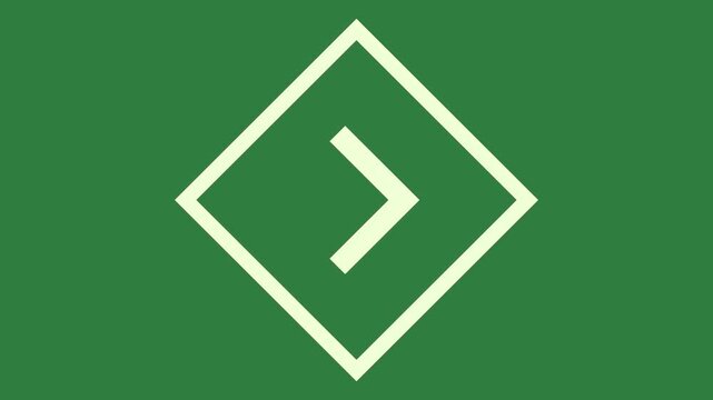 Diamond logo on gesture backgrounds expression cartoonish figure design illustration elements emotion movement isolated on green screen background