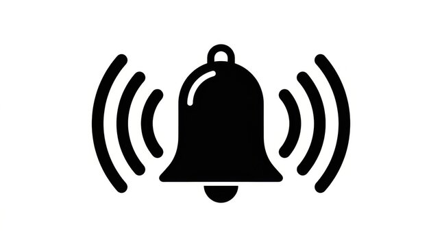 Alarm bell ringing loudly