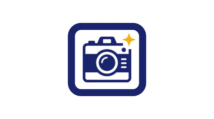 Fototapeta premium Camera App Icon Vector Illustration