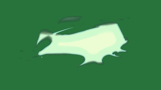 Background and leaf white heart on large object the water is blue picture bird flying in air line bottom illustration - Chroma Key Green Screen Footage