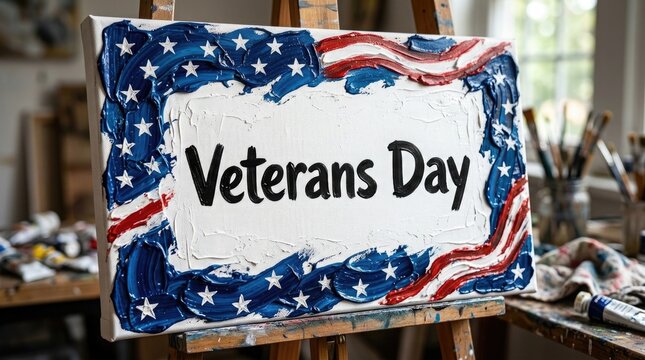 Veterans day tribute patriotic artwork honoring american heroes
