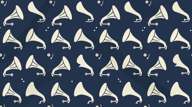 Seashells on dark blue background.