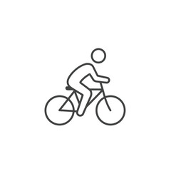 Obraz premium Bicycle Icon – Symbol of Motion and Eco-Friendly Transportation
