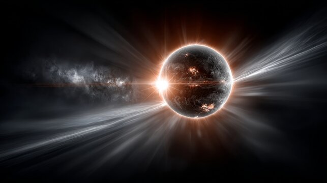 Exploration of cosmic events surrounding a celestial body in deep space