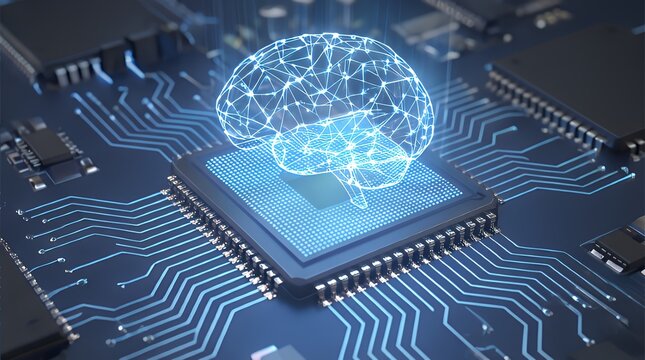 Neural Circuitry: AI Brain Integration with Microchip Technology