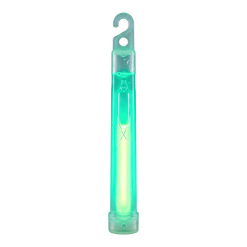 Bright green emergency chemical glow stick