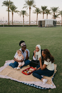 Friends on a picnic