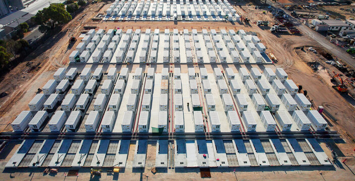 Build out of industrial scale lithium batteries, for renewable energy