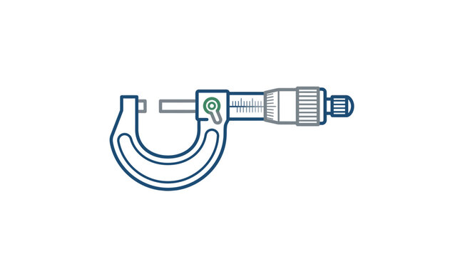 Micrometer Vector Illustration