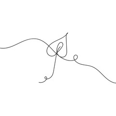 Obraz premium Black exclamation mark, dotted line, scribble, isolated on Transparent Background