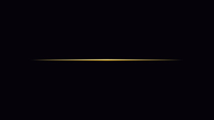 Luxury gold foil separator premium 3D metallic underline wire vector © ArsiStudio