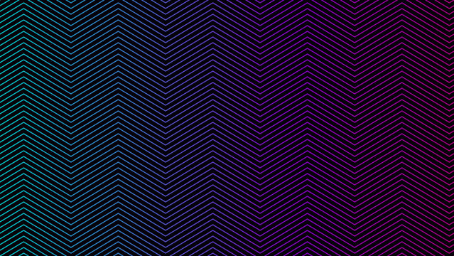 Cyberpunk neon topography interference wave holographic glitch zigzag pattern