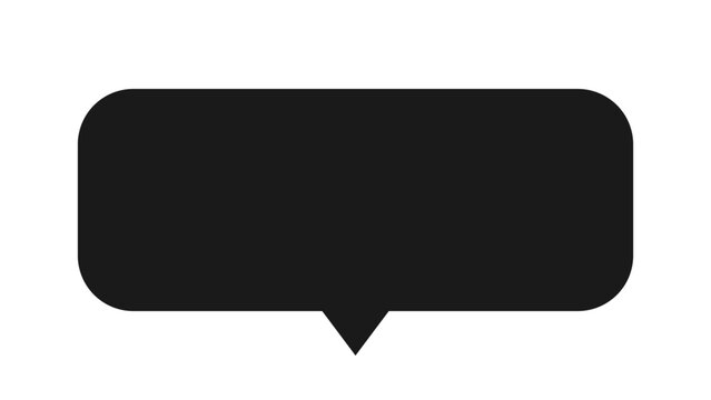 Five star rating speech bubble for reviews and feedback on transparent background