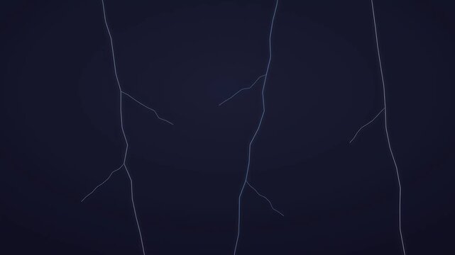 Dramatic abstract geological fissures running across a deep navy background symbolizing structural failure or natural decay process