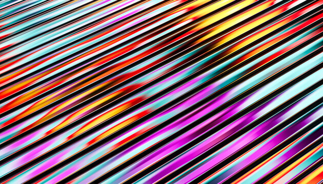 Vibrant abstract colorful lines in motion
