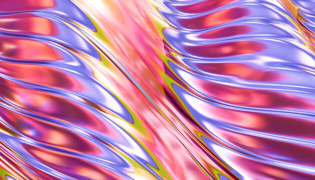 Abstract swirling pattern in vibrant colors
