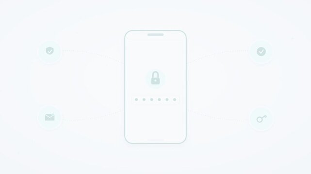Smartphone security and digital privacy protection concept