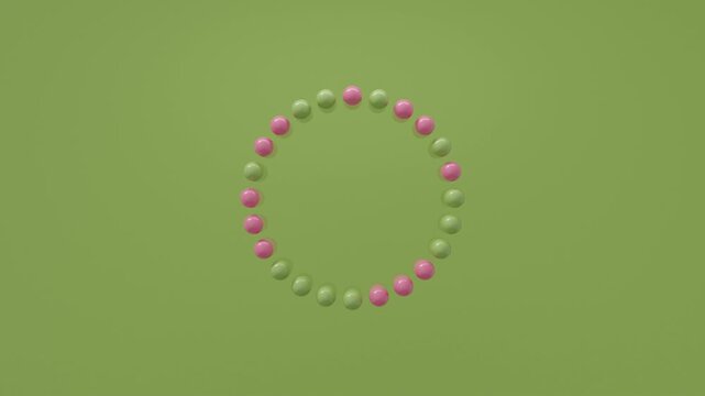 Elegant minimalist 3D animation featuring geometric elements in an abstract environment, realistic render, seamless motion design, modern visual composition for creative projects