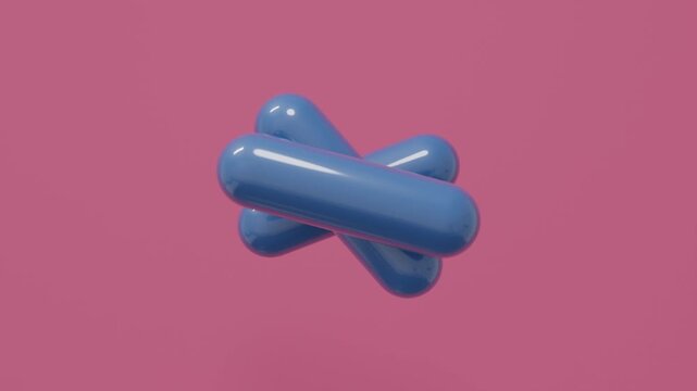 Modern geometric abstract animation in a clean minimal environment, realistic 3D render, seamless motion graphics, elegant digital background with contemporary aesthetic