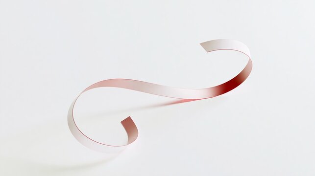 red line on white background