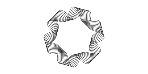 Abstract black and white geometric pattern background with seamless optical illusion zig zag lines. 3D Wireframe Star Shape Collection with Geometric Construction Lines, Abstract Polygon Mesh Vector S © Mina