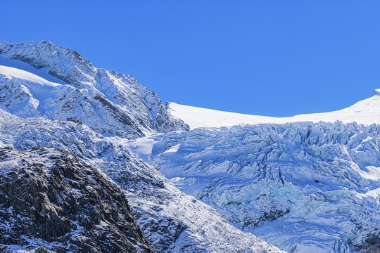 Moiry Glacier, near Grimentz, Val d'Anniviers, Valais Alps, Canton Valais, Switzerland