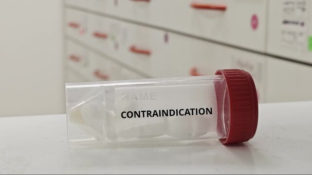 CONTRAINDICATION medication safety topic for errors misuse adverse effects and patient safety