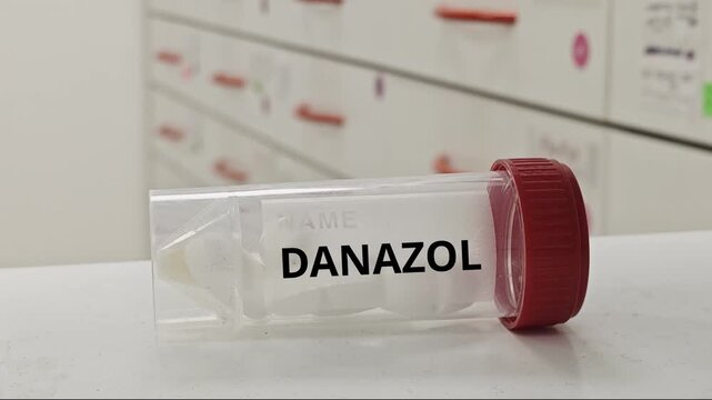 DANAZOL androgen derivative for endometriosis hereditary angioedema and menstrual disorders