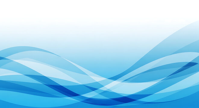 Abstract flowing blue wave background design with abstract background wallpaper template artistic gradient decorative