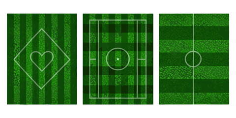 sports fields vector illustration with green textured background football field soccer baseball diamond cricket pitch athletic recreation activity outdoor game competition © Raj