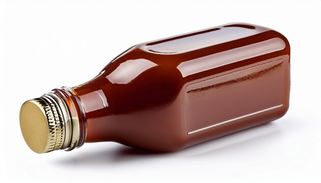 Bottle Of Hershey S Chocolate Syrup Isolated On White Background