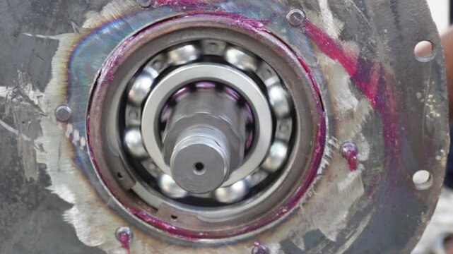 Spherical roller bearing powering heavy machinery