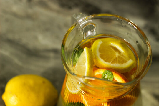 glass of lemonade