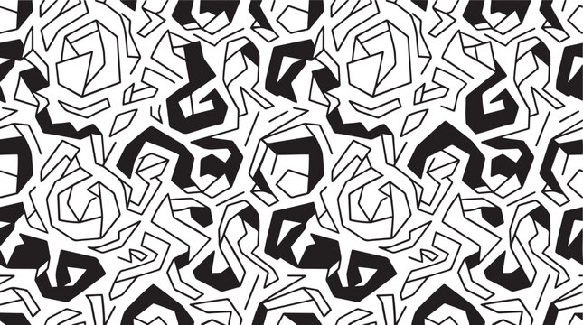 Abstract Polygon Seamless Pattern Vector Background