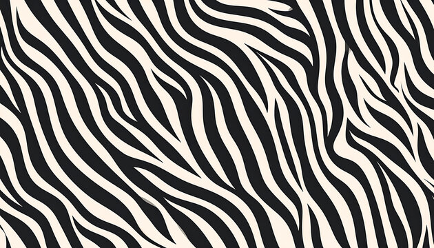 Black and white zebra stripe pattern, textured, organic, camouflage, natural animal print, bold graphic