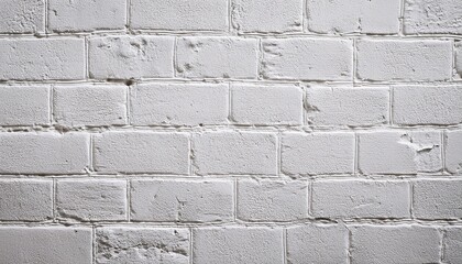 Fototapeta premium Plaster Brick White Wall Textured Background