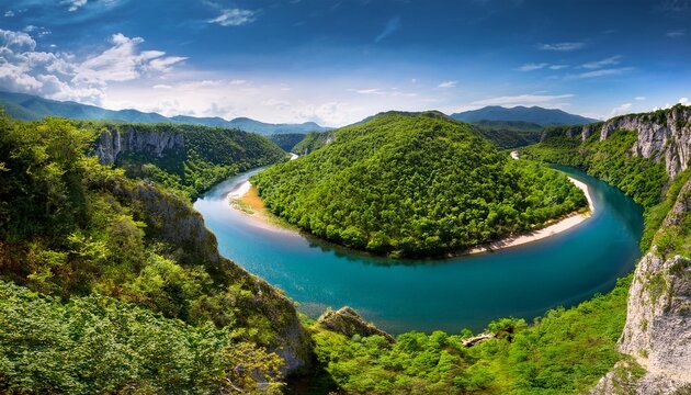 River Moraca Canyon Platije
