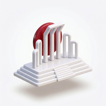 Minimalist 3D Shaheed Minar Commemorative Desk Decor
