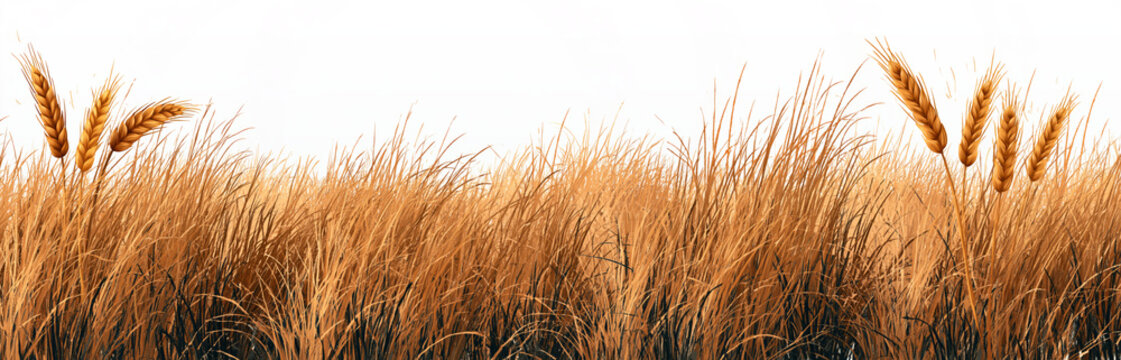  a field of golden brown wheat and tall grasses 