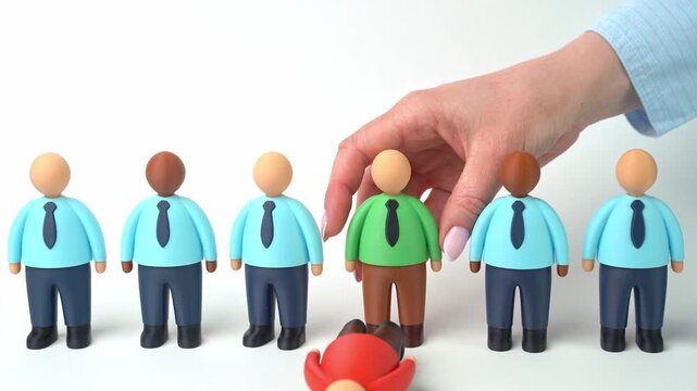 Replacing employee with a new one. Firing an existing employee with a new one. Workforce rotation, recruitment challenges and restructuring decisions. HR analytics and management training