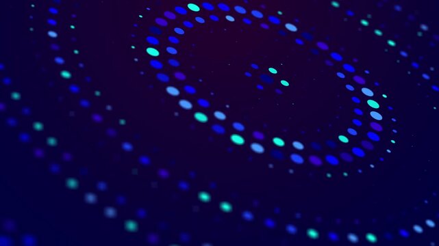 News Style dot background full screen blue  animation