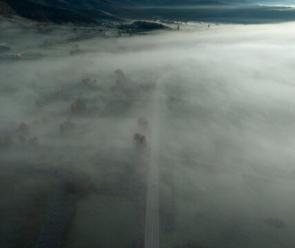 misty morning