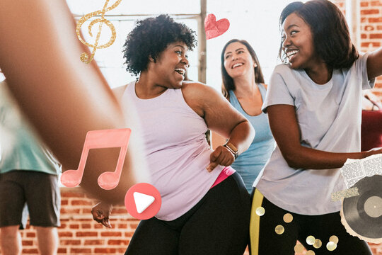Fun dancing music remix image