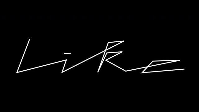 Like animation hand lettering alpha transparent oneline Facebook social media