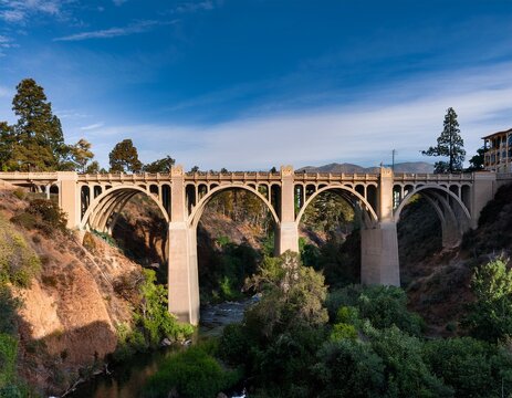 the colorado street bridge in pasadena california