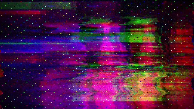 Different Analogue Static Noises texture. Horizontal stripes offset. No signal white noise artifacts. VHS Glitch. Bad TV signal. CRT transitions. Scan lines interference. Distorted VCR
