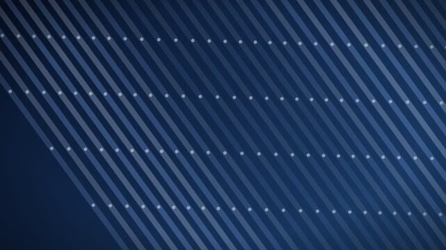 Parang Batik Inspired Nusantara Pattern Motion Background Loop 4K - Indigo Night